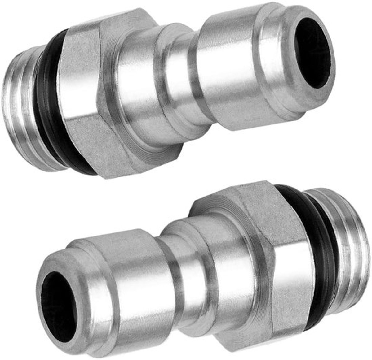 RVS Male Thread Coupling Plug - Hoge druk verbinding - Snelle aansluiting - Voor hogedrukreinigers - Duurzaam en betrouwbaar - Geschikt v...