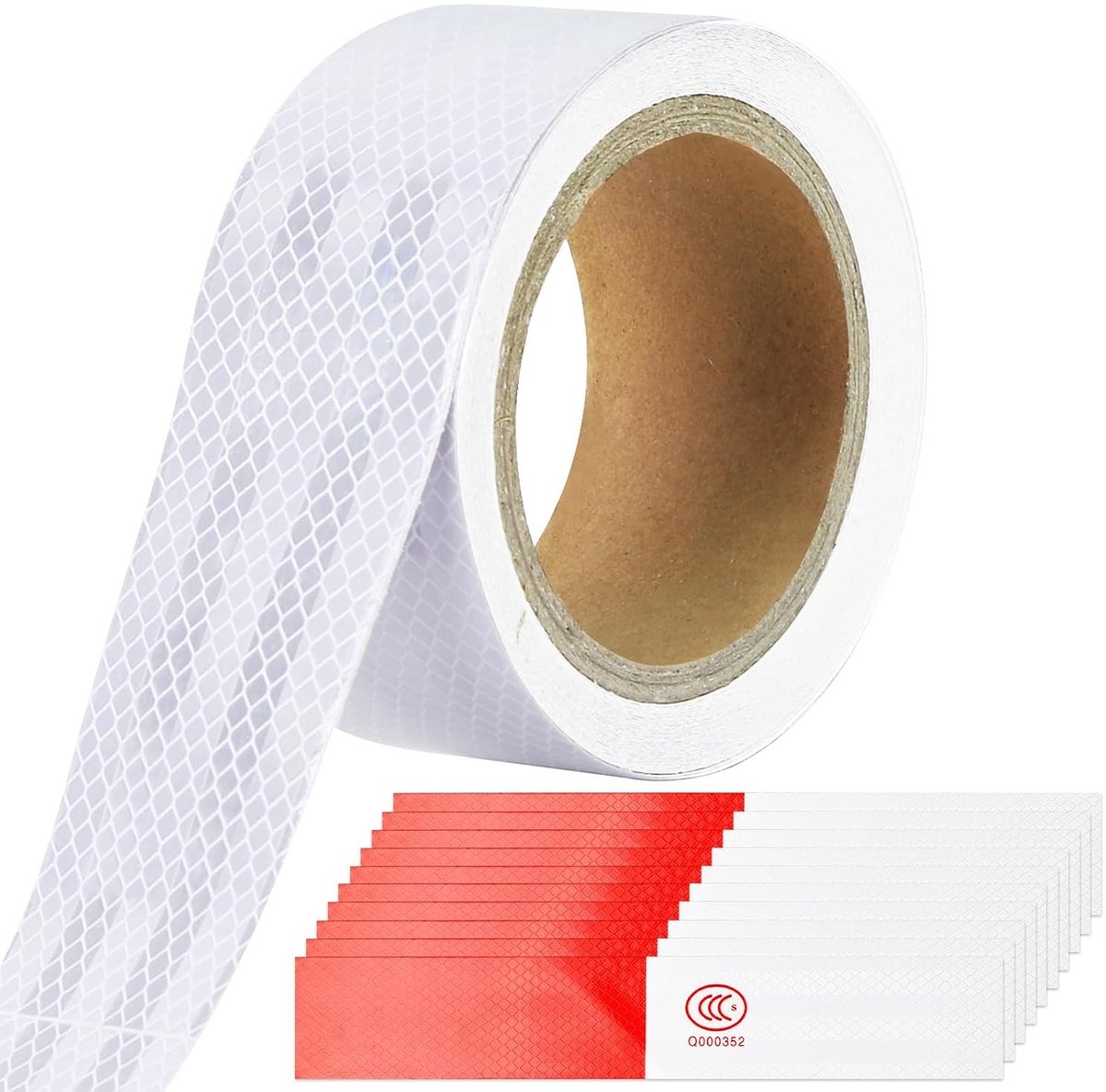 Reflecterende Zelfklevende Tape 20 m x 5 cm - Waterdicht en Hoge Intensiteit voor Fietsen en Voertuigen