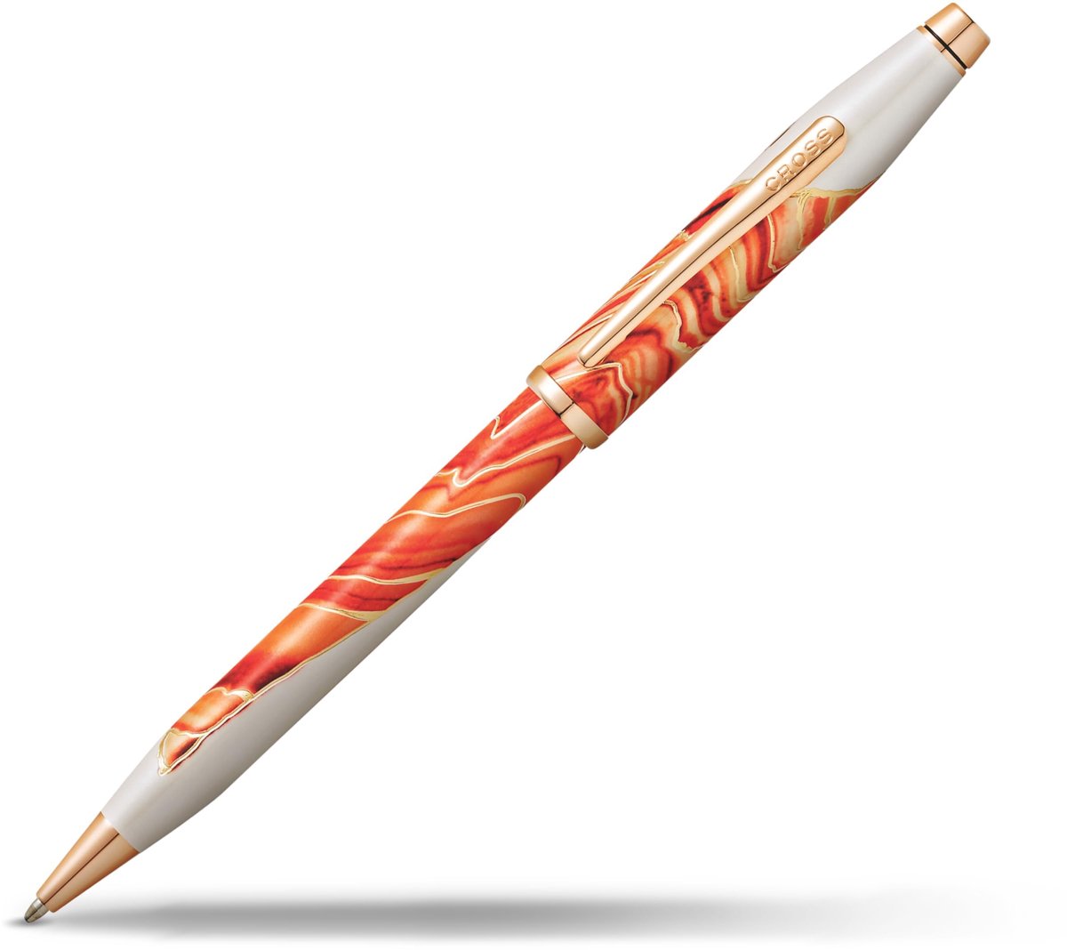 SnelShoppen - Luxe Balpen met 23-karaats Vergulding - Navulbare Medium Balpen in Premium Geschenkdoos - Perfect voor Kantoor, Cadeau of Persoonlijk Ge