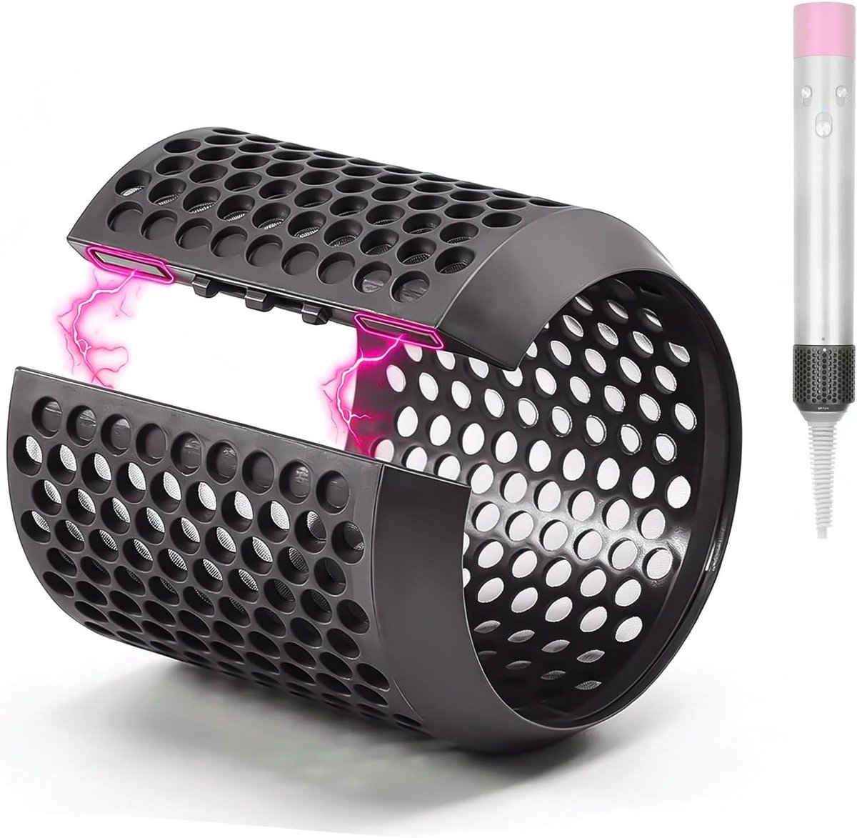 Compatibel buitenfilter voor haardroger en styler, magnetische stofbescherming, vervangend filter voor optimale luchtstroom en prestaties