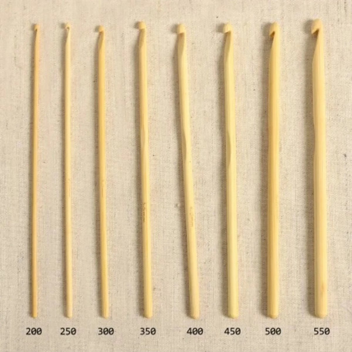 Mediac Bamboo haaknaald dikte 2.5 mm lengte 15cm 1 stuk