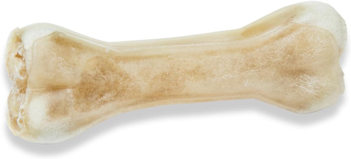 SnelShoppen - 100% Natuurlijke Kauknoop Kippenbot 17cm - 115g - Tandverzorging voor Honden van Alle Rassen en Maten - Ideaal voor Speeltijd en Trainin