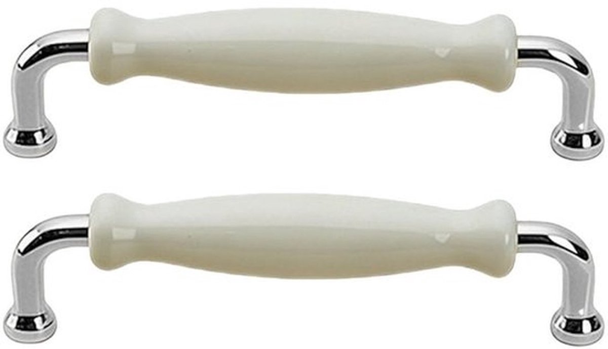 Kast Handvat Minimalistisch - Keramisch - Zinklegering - Deurgreep - Deurknop - Geschikt voor Keuken/Badkamer - Hole Centre 128 mm