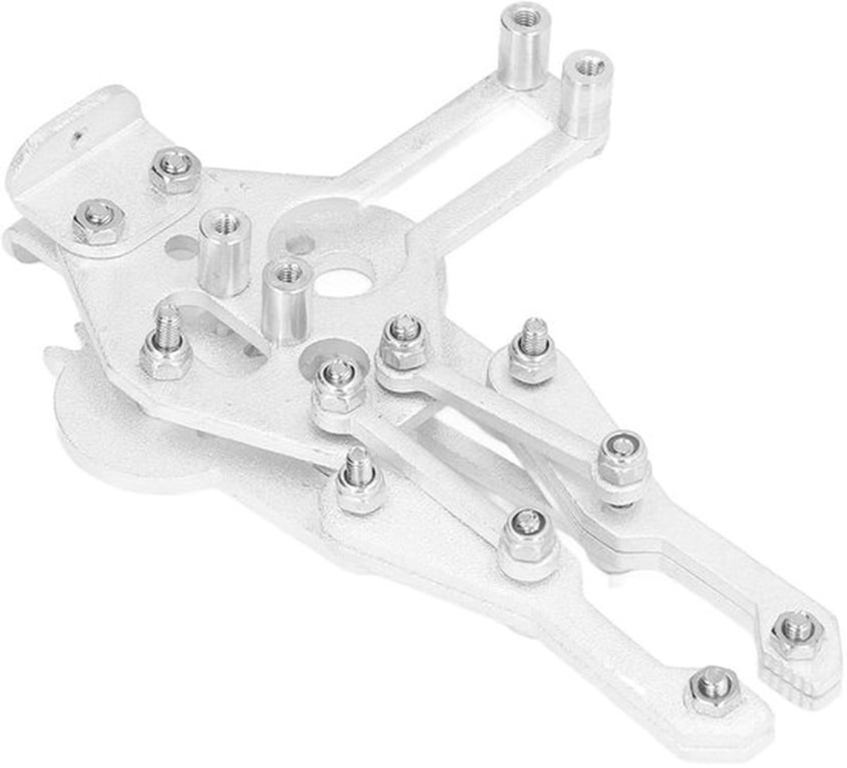 Robotklem Flexibel - Mechanische Arm - Aluminiumlegering - Precieze Beweging - Maximale Klauwopeningshoek 55 mm - Totale Klauwlengte 108 mm