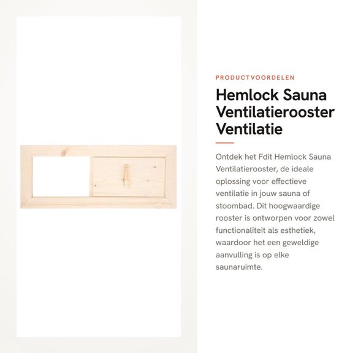 Ventilatierooster Hoogwaardig - Ventilatie - Sauna - Slijtvast - Instelbaar - Eenvoudige Installatie - Saunaventilatie