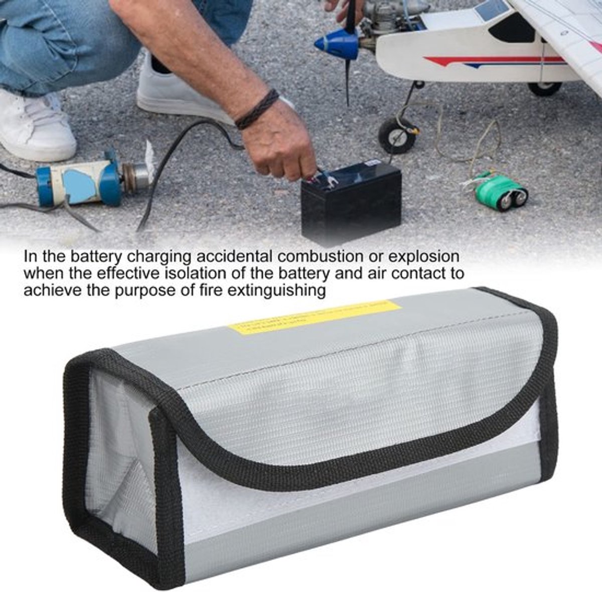 Vuurvaste Lipo-Batterijtas, 3-delige Set