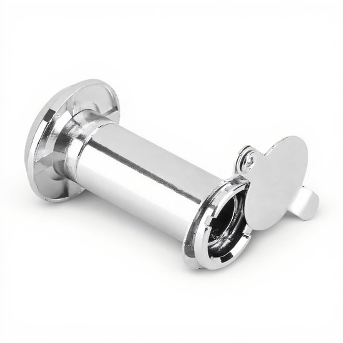 - Deurkijker - 220 graden groothoek - Antidiefstal deurspion - Zilver - Kijkgaatje voor veiligheid - Geschikt voor deuren van 3 tot 5,5 cm