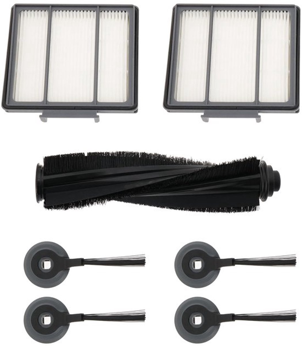 Stofzuigerfilter Vervanging - 7 Stks Accessoires - Compatibel met Shark ION S87/R85/RV850 - Zijborstel - Eenvoudig te vervangen - Verbeterd filtratie-effect - Stofzuigeraccessoires