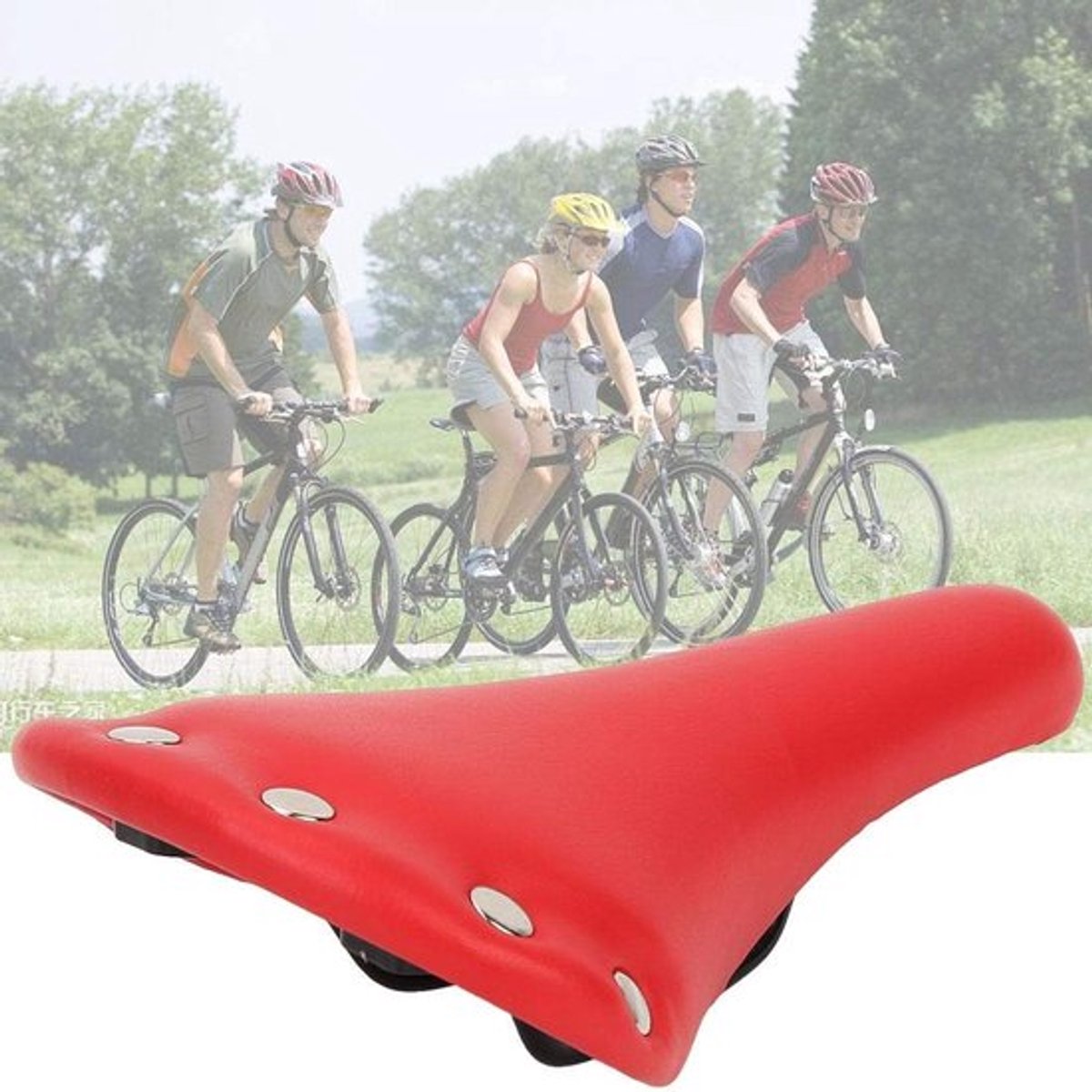 Fietszadel Schokbestendig - Waterdicht - Lichtgewicht - Duurzaam - Comfortabel - Stabiele Bevestiging - Zadel
