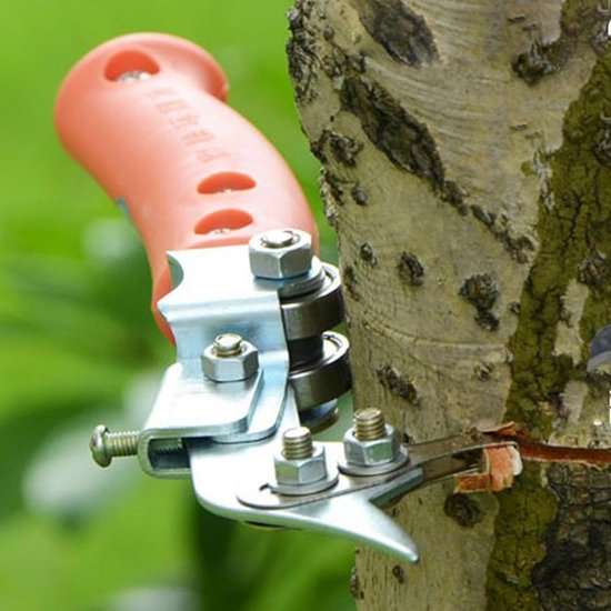 Boom Schors Snijder - Snoei Schaar - Fruit Bomen - Verstelbaar Dubbel Tand - 22x4x1 cm - Groen — afbeelding 3