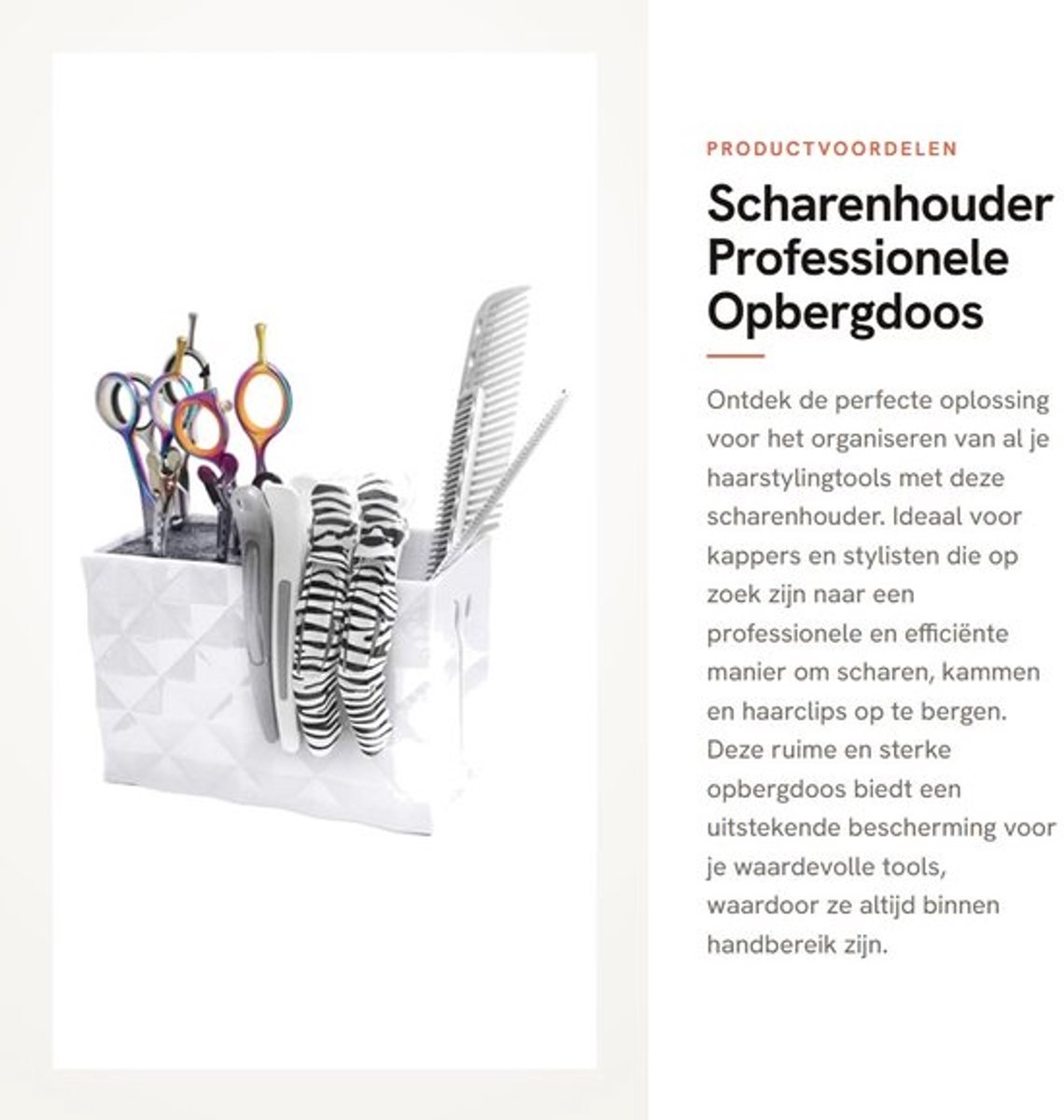 Schaarhouder Professionele Dubbele Koffer - Opslag voor Kappers - Gereedschapskist - Antislip - Elegant Design - Eenvoudig in Gebruik