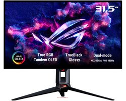 ASUS ROG Swift OLED PG32UCWM - 4K UHD Tandem RGB OLED - USB C 96W - 0.03ms - 4K 240Hz, FHD 480Hz Dual Mode - 32 Inch
