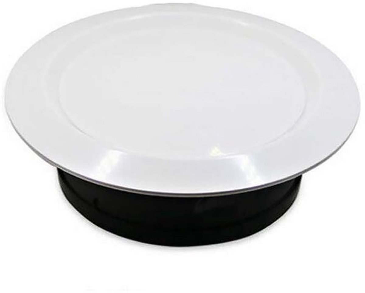 Ventilatiecover Hoogwaardig ABS - Wandventilatie - Ronde Disc 125MM - Thuisgebruik - Eenvoudig te installeren - Stijlvol design - Luchthapper