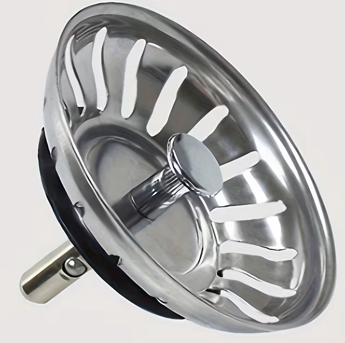keuken afvoerzeef - Ontstopper - zeef - Gootsteen Plug - 1 Stuk - RVS