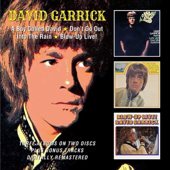 Albumhoes van David Garrick met titel "A Boy Called David".