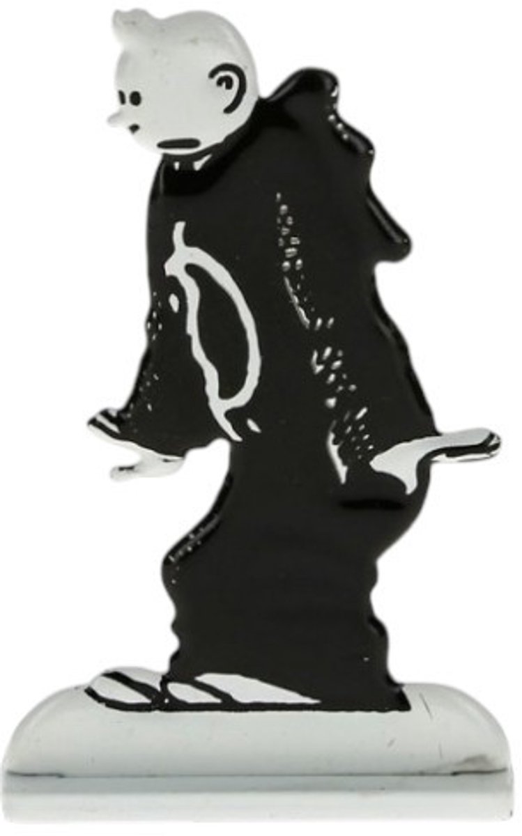 Kuifje in toga – De sigaren van de farao – Reliëf metalen beeldje van Kuifje – Tintinimaginatio – 3,5 x 6 cm