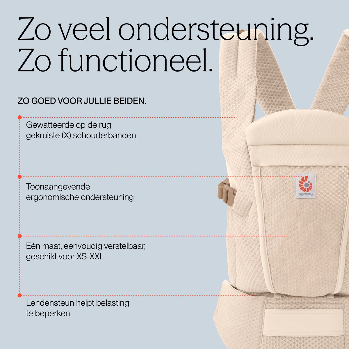 Ergobaby Omni Lite Mesh Draagzak - Onyx Black – foto 8