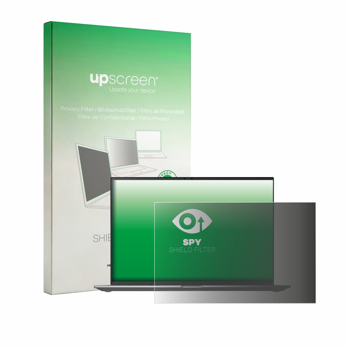 upscreen - privacyscherm voor LG gram 16Z90TL-G - privacy filter screenfilter Blauwlichtfilter