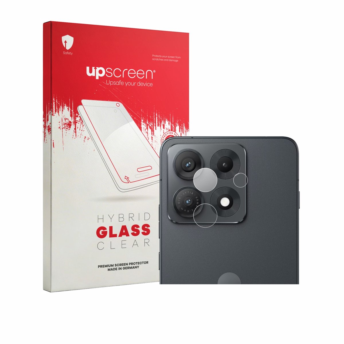 upscreen - Screenprotector voor Motorola Edge 70 Max (ALLEEN Camera) - Folie Beschermfolie Beschermglas transparant
