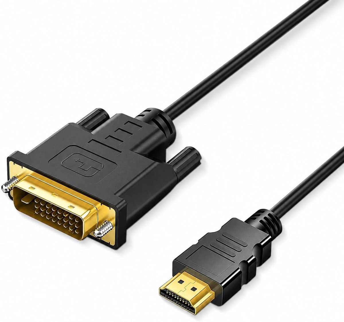 HDMI naar DVI kabel van 3 meter voor hoge resolutie video-overdracht tot 1080P, ideaal voor monitoren en projectoren