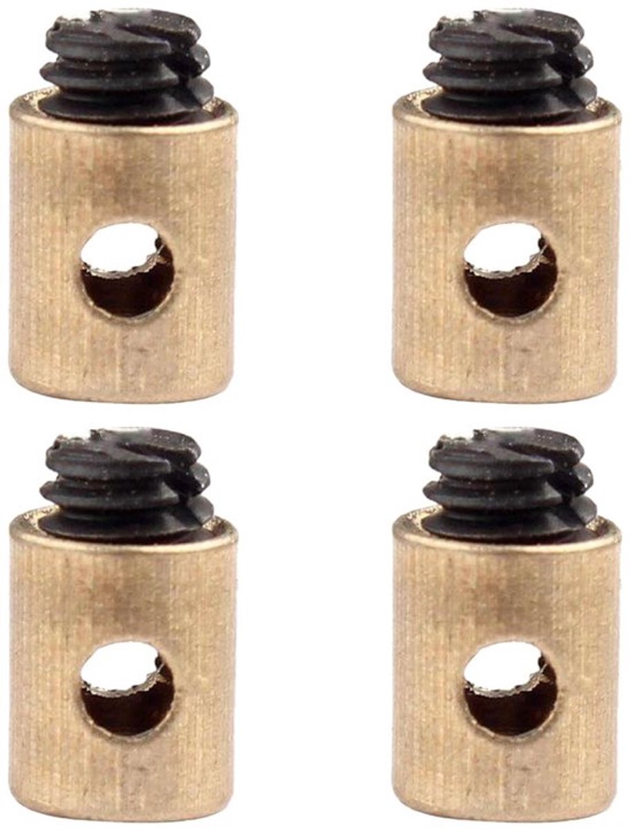 Gaskabel Klemmen - Universele Kabelklem - Eenvoudige Montage - 4 Stuks - Voor Scooter en Motorfiets - Gaskabels tot 2 mm