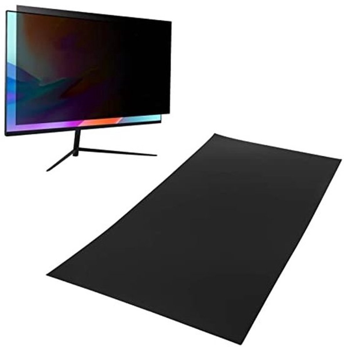 Computer Screen Protector 27 inch - Anti-reflectiefolie - Privacybescherming - Oogbescherming - Eenvoudige installatie - Geschikt voor openbare plaatsen - Schermbeschermer