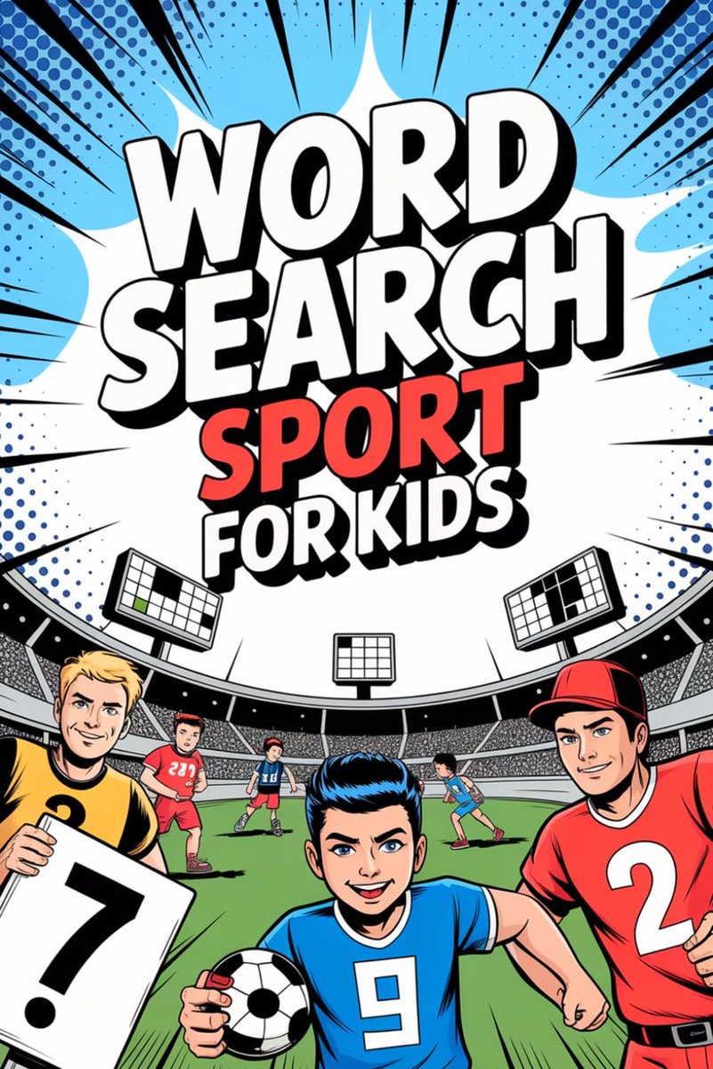 Woordzoeker Sport voor Kinderen - Puzzels voor Tieners 9-12 Jaar - Actieve Levensstijl Thema - ShopVlot