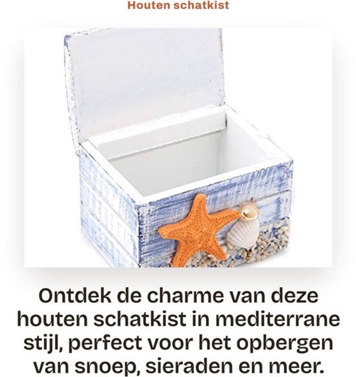 Schatkist Houten - Opbergdoos voor Sieraden - Decoratieve Doos - Draagbaar - Romantisch Ontwerp - Geschikt voor Snoep en Geschenken