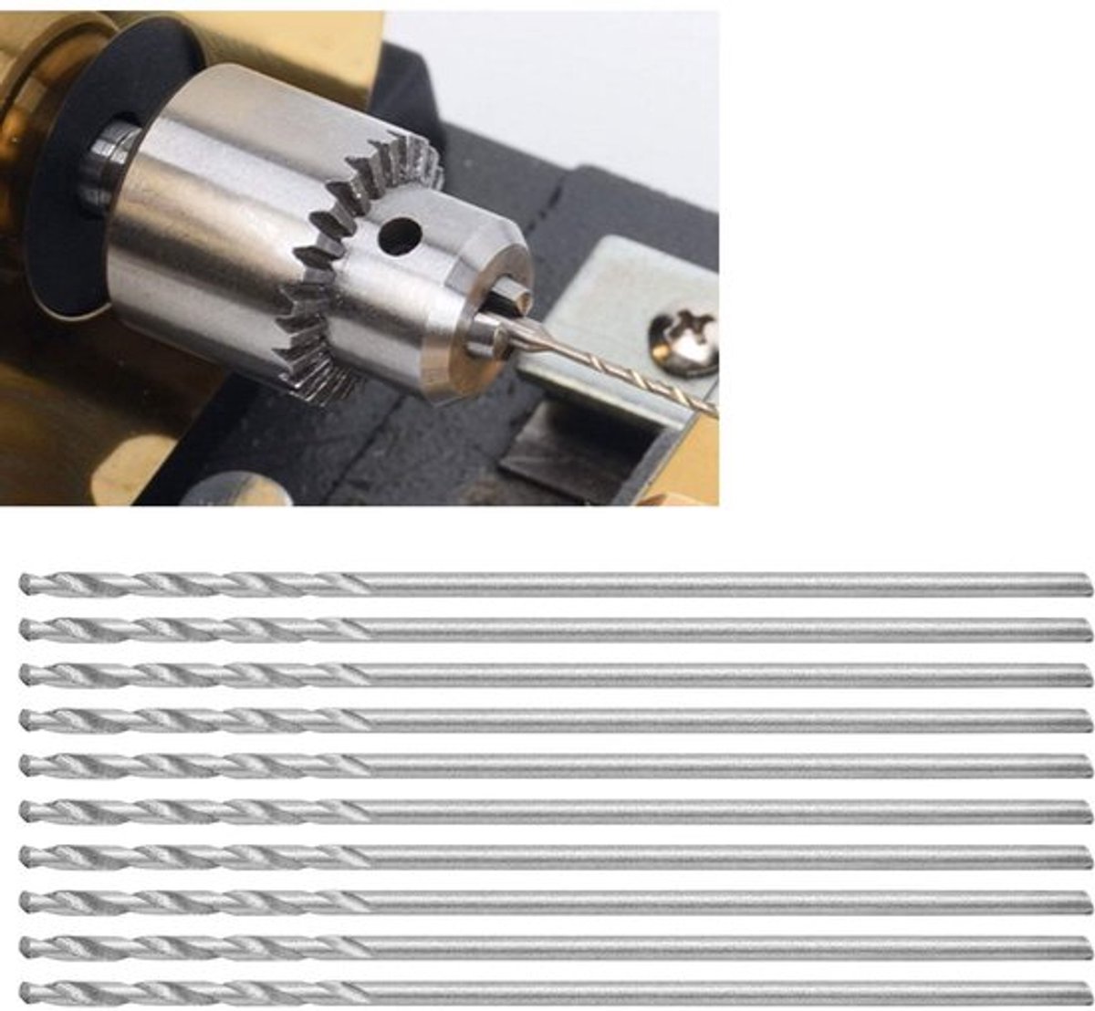 Boor Set 10 Stuks - HSS Kobalt Boor - Voor Staal/Metaal - Hoge Hardheid - Duurzaam - Handige Opbergdoos - Mini Boorset