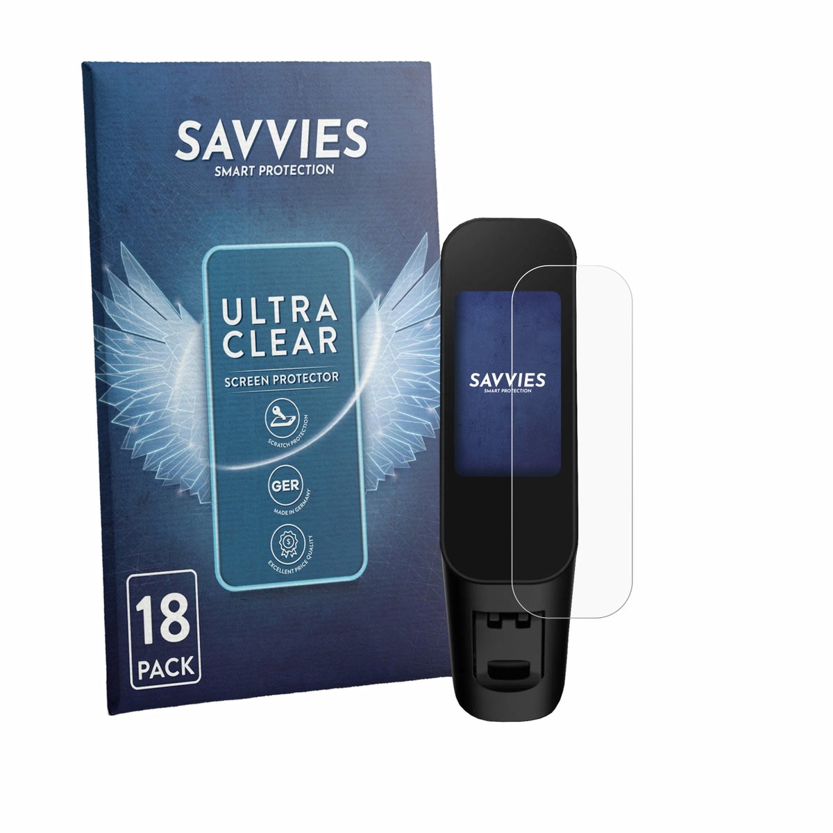 Savvies - Screenprotector voor Xiaomi Electric Scooter 6 Ultra - Folie Beschermfolie transparant 18 Stuks