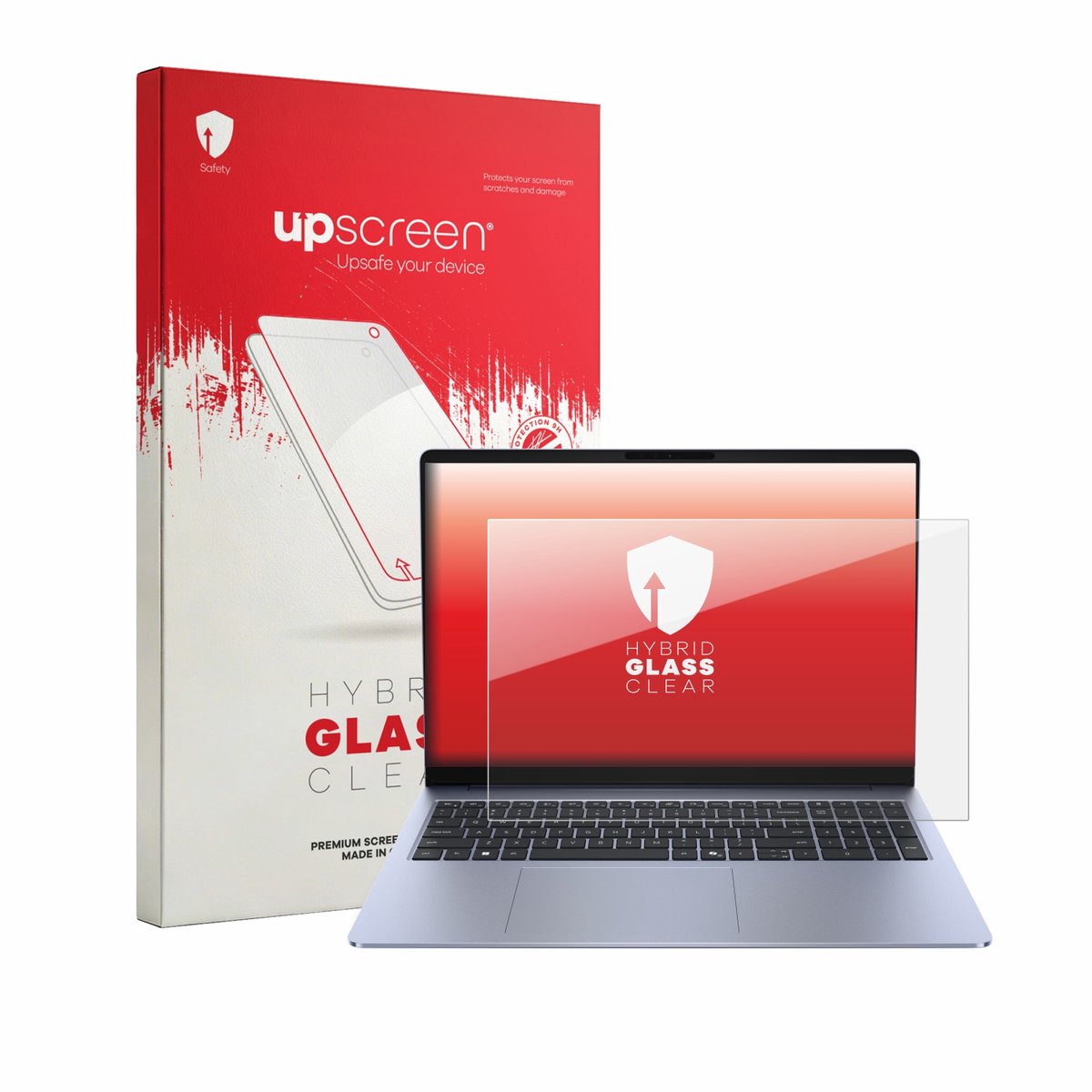 upscreen - Screenprotector voor Dell 16S - Folie Beschermfolie Beschermglas transparant