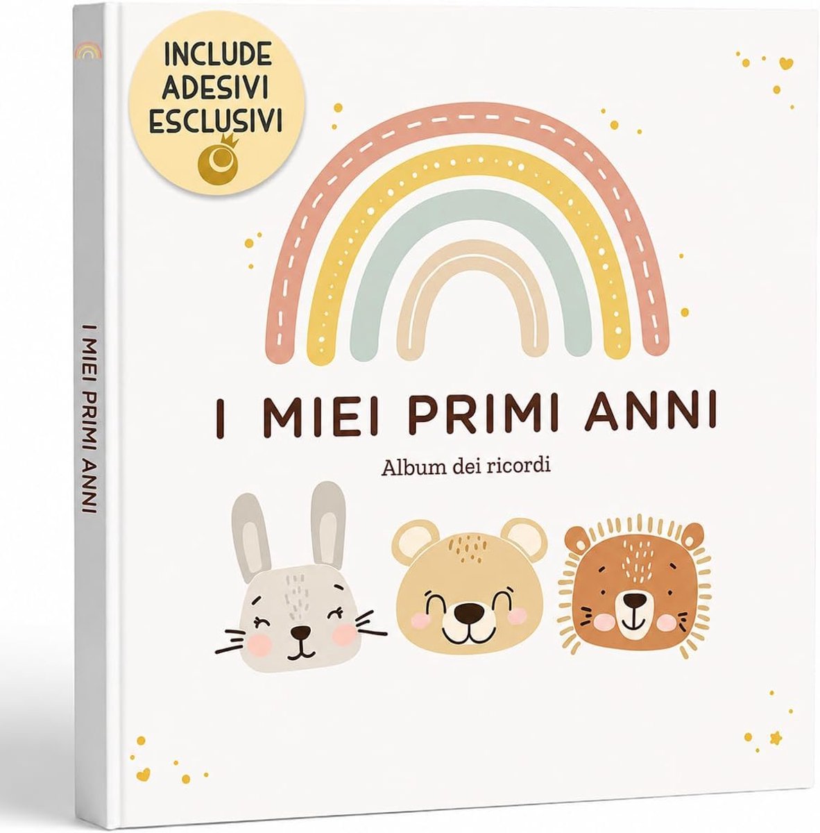 SnelShoppen - Babyboek en Zwangerschapsdagboek tot 5 Jaar, Herinneringsalbum met 98 Pagina's, FSC Papier, Inclusief Stickers, Echografie, Gewicht, Eer