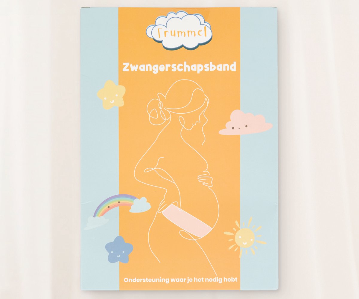 Frummel Buikband - Verstelbare Zwangerschapsband - Zwangerschap - Beige – foto 4