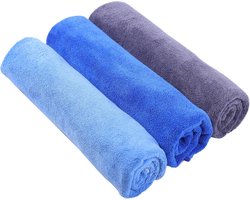 SnelShoppen - Microfiber Handdoeken Sport Gym Towel Quick Dry Super Soft 3 Stuks 40x80 cm Ideaal voor Fitness, Yoga, Zwemmen, Reizen, Sporten