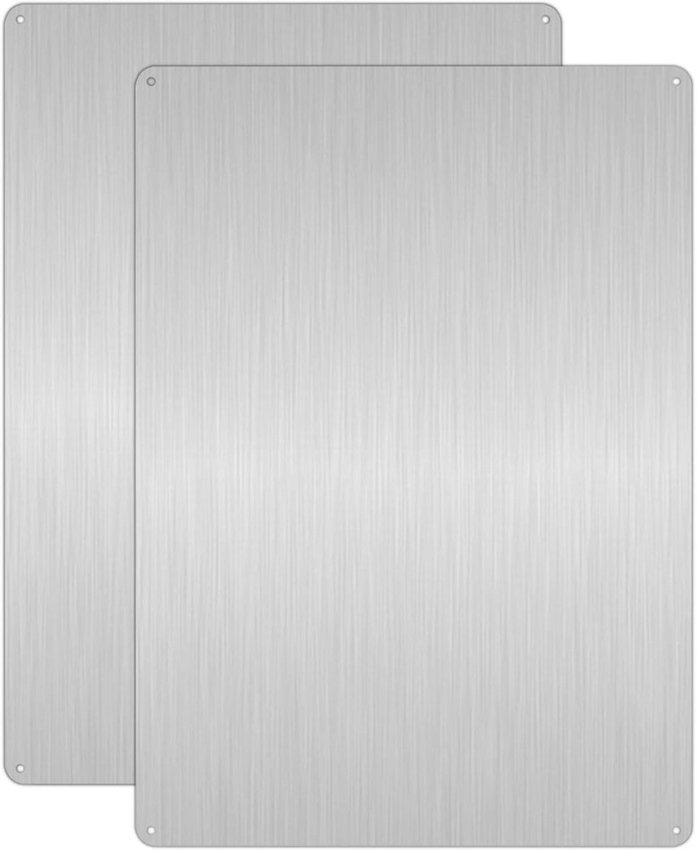 DIY Aluminium Plaat 25x35cm voor Labeling, Screen Printing en Laser Printing - Lege Aluminium Bladen voor Creatieve Projecten