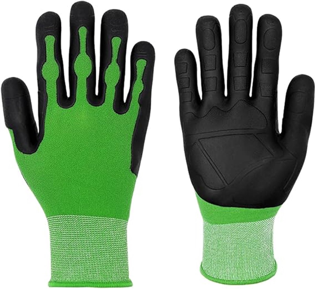 Tuinhandschoenen voor Mannen en Vrouwen - 20x9cm - Handschoenen voor tuinieren en houtbewerking - Flexibel voor Bouw en Groenvoorziening - Groen