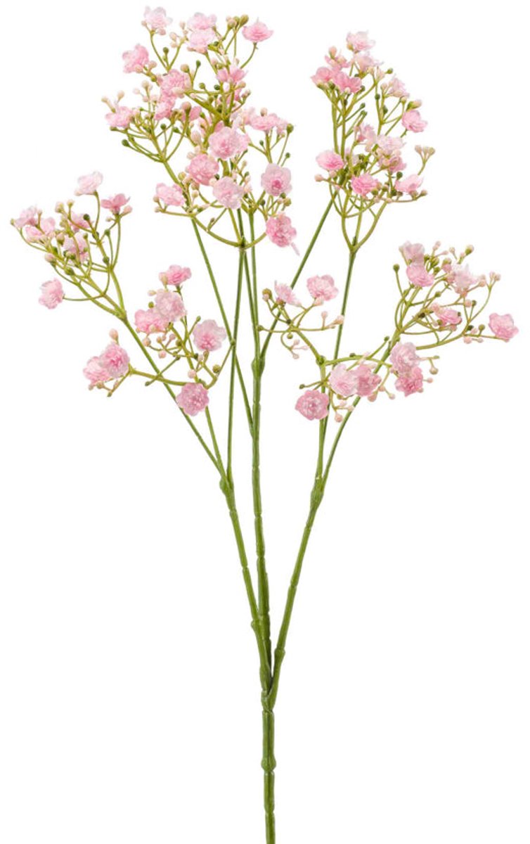 Emerald Kunstbloem Gipskruid 68cm roze - Kunstplant voor binnen