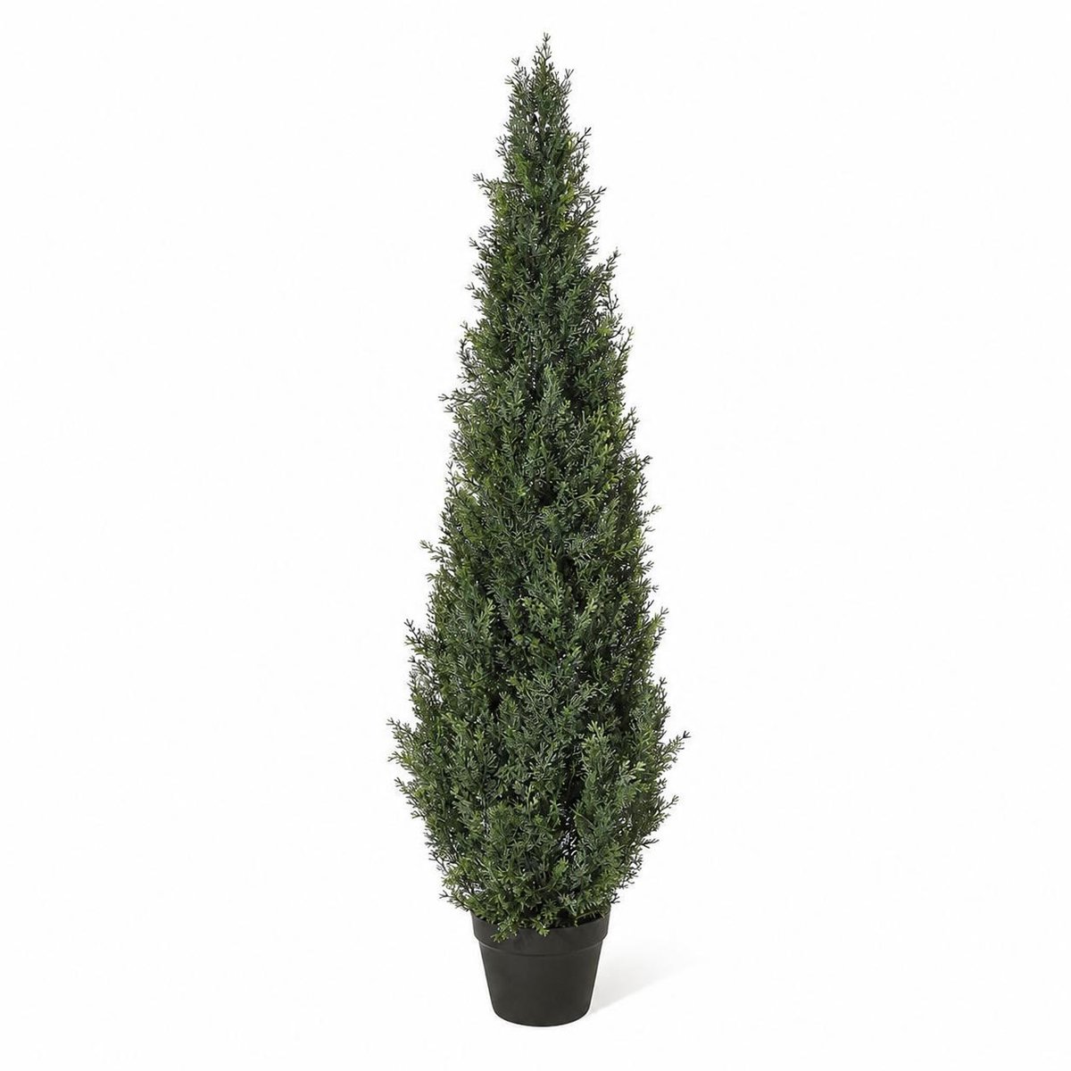 90cm UV-bestendige kunstceder/cypres topiary boom in pot – levensechte kunstgroenblijvende plant, onderhoudsvrij en geen water geven nodig, binnen- en buitendecoratie voor voordeur, entree, terras en tuin