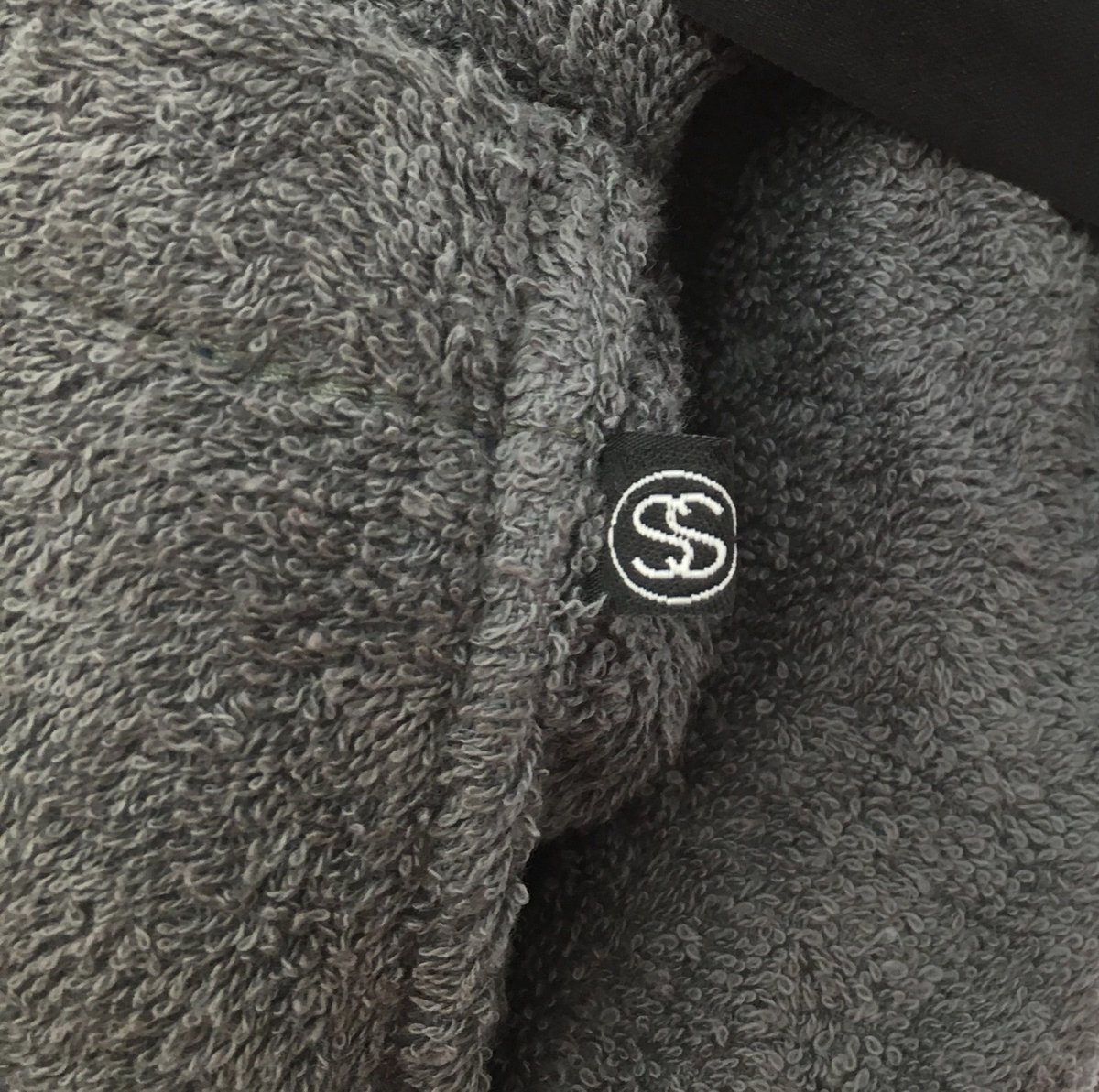 SnelShoppen - Badjas Heren 100% Katoen Badstof Grijs M - Comfortabele Ochtendjas voor Thuis, Sportschool, Douche, Spa, Hotel, Vakantie, Jongens, Tiene