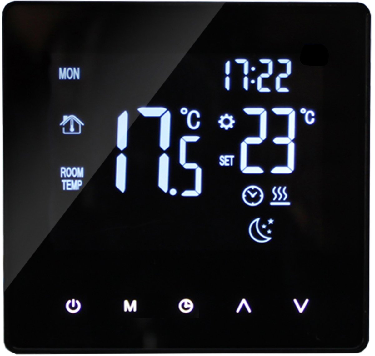 Slimme Thermostaat – Touchscreen LCD Display – Weekprogrammering – Temperatuurregelaar voor Waterverwarming