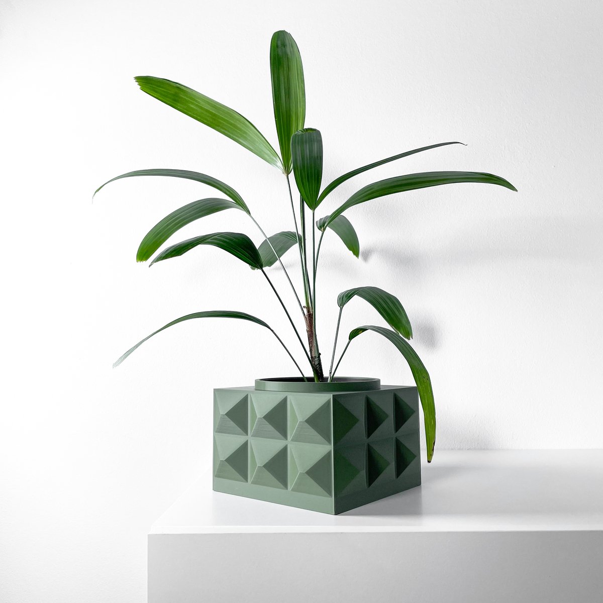 Skushy Eldan Bloempot - Moderne Designpot voor Kamerplanten - Sculpturale Plantenpot voor Woonkamer en Kantoor - Premium Woondecoratie