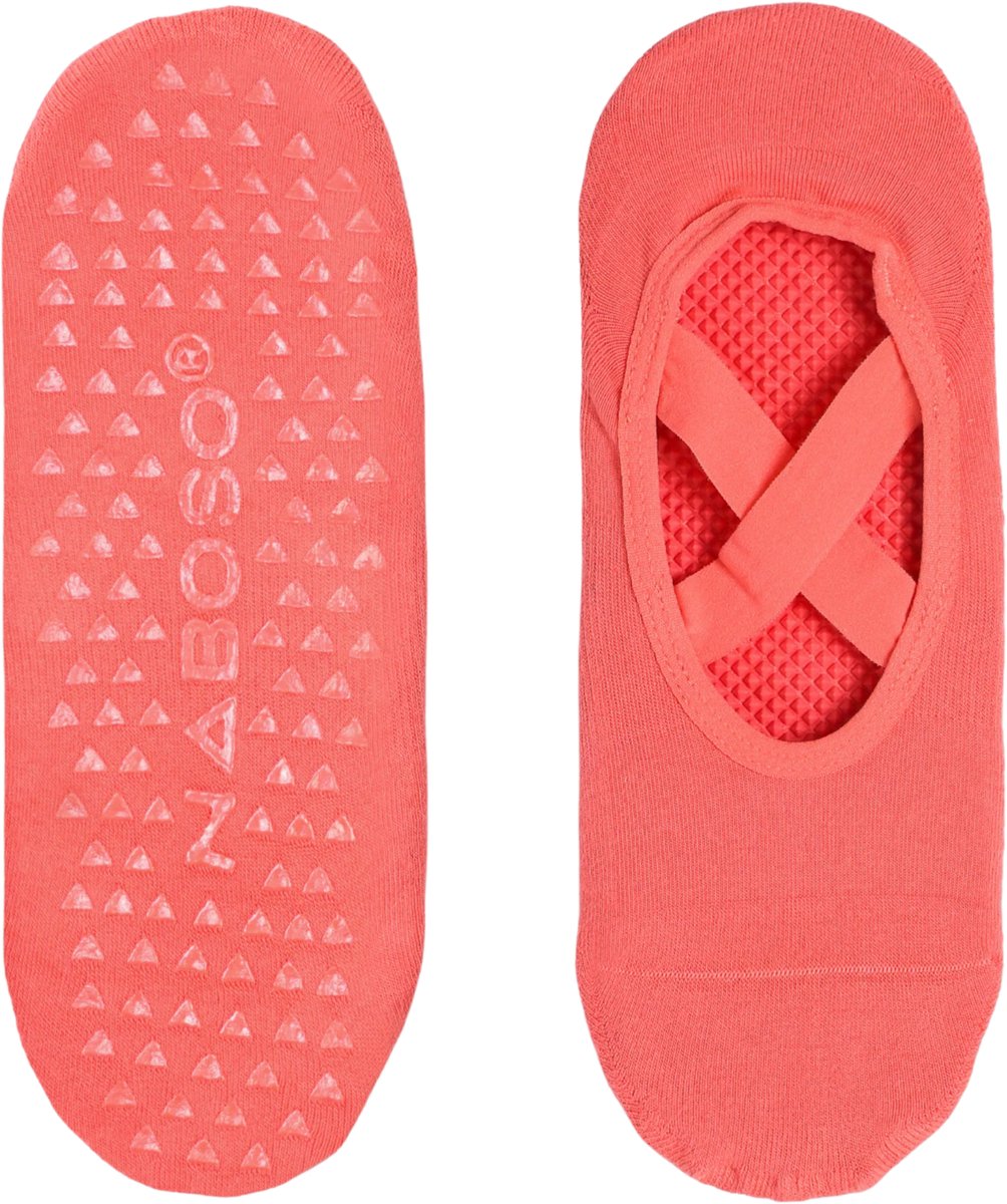 Naboso Studio Socks Small Pilates socks Grip socks – Pilatessokken Neurostimulerende sok door activerende textuur Rood