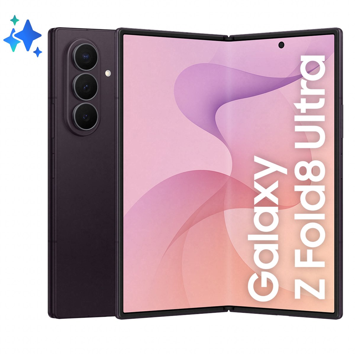 Samsung - Galaxy Z Fold8 Ultra 5G - 1TB - Violet Shadow
