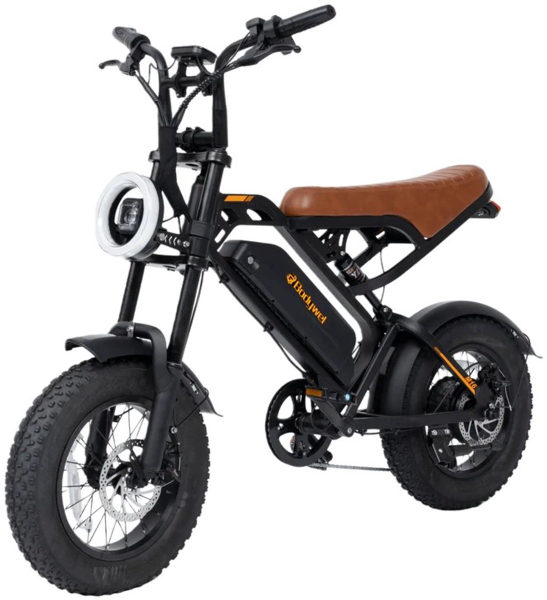 M16 Elektrische Fiets-16 x 4.0 Inch Fatbike Banden - 48v 13.5 Ah - LED display - 250w Motor - Actieadius 50 km-Dubbele schijfremmen - Stad pendelen