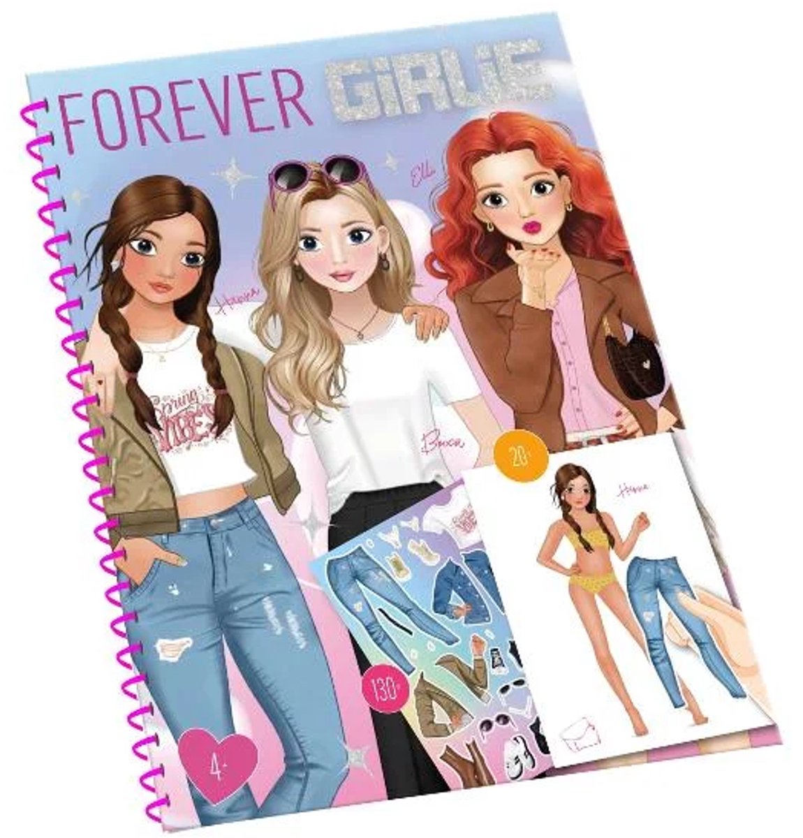 Forever Girlie Stickerboek - 20 pagina's