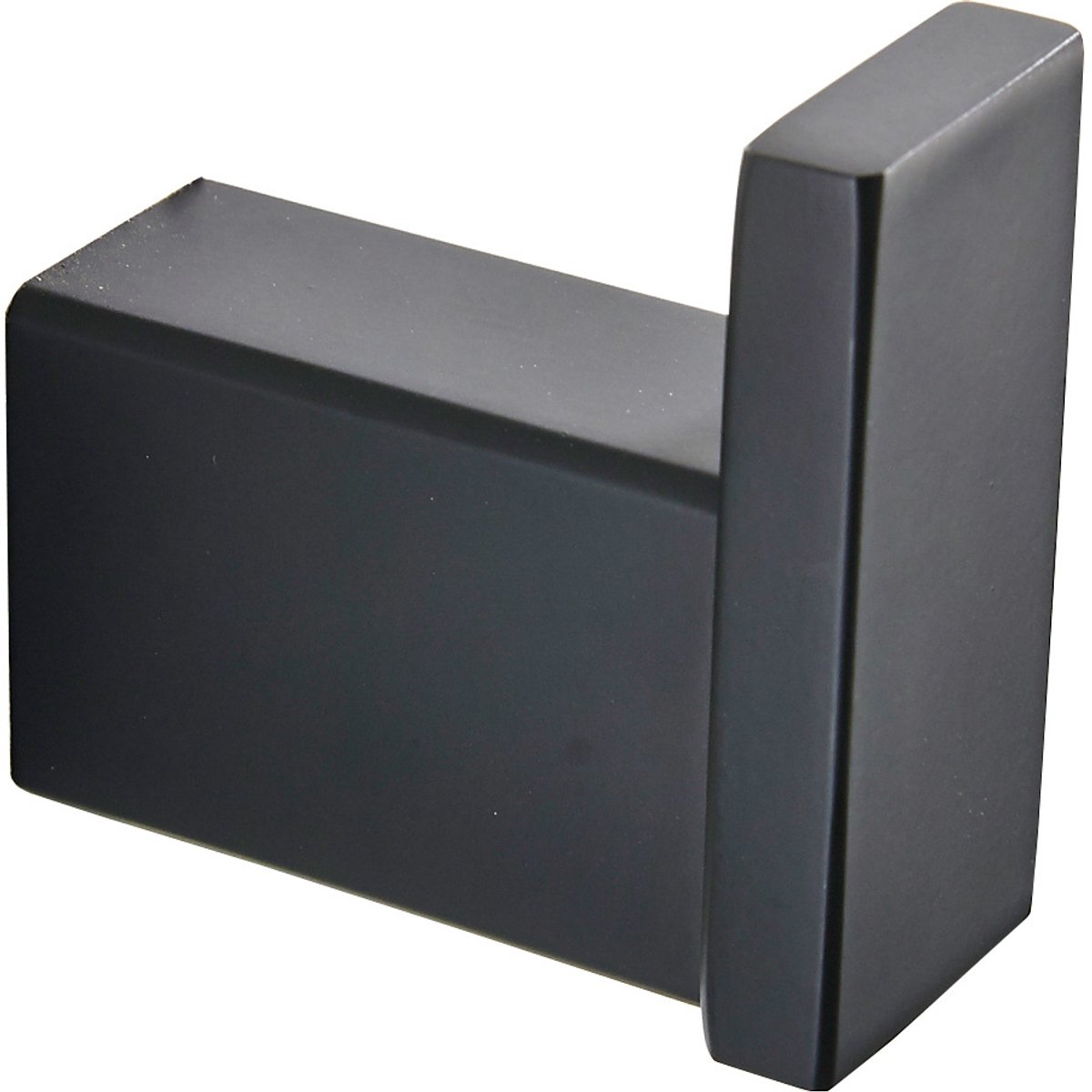 XIVADA Handdoekhaak - Handdoekhaak Noto - Handdoekhaak zwart - Handdoekhaakje zwart - Handdoekhaakje - Zwarte handdoekhaak - Zwarte handdoekhaakjes - Met schroefset - Rvs - Zwart - 1 stuk