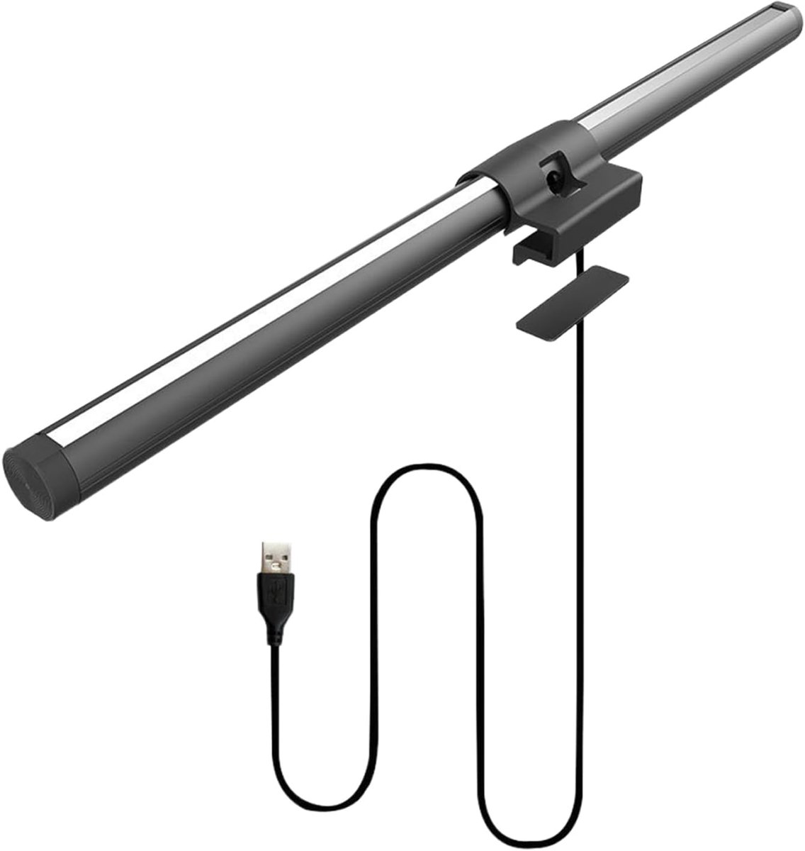 KZQ Verstelbare Monitorlamp met 3 Kleurtemperaturen Anti-Verblinding Voor Bureaublad en Scherm Kantoordecoratie Thuis Werkbank Studiekamer Cubicle