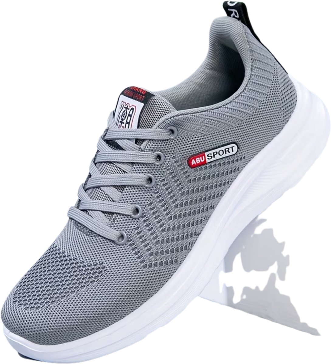 Currero Schoenen Heren Sneakers Comfortabel Wandelschoenen Casual Volwassenen 45.5 Grijs