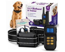 RobustRise X3 Pro - Anti Blafband voor Honden - Trainingshalsband - Geluid & Vibratie - Waterdicht