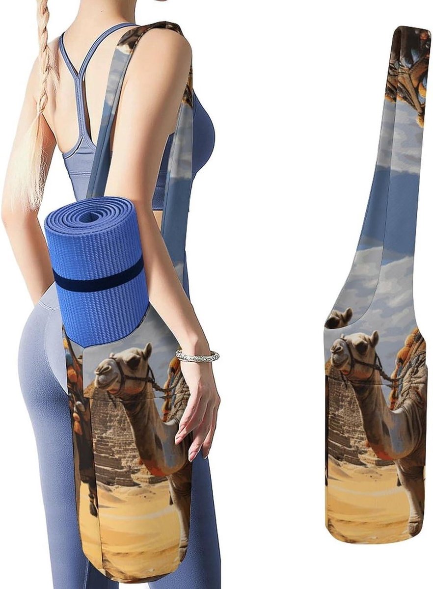Yogamat Tas - Draagtas Yoga - Sportspullen Dragen - Grote Zijzak - 36"x15.7" - Stijl